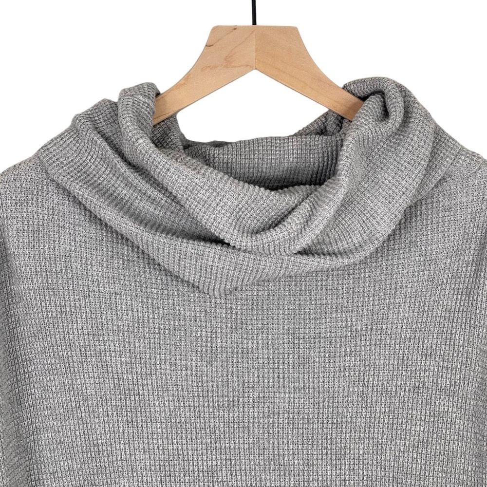 Planet by Lauren G Sweater One Size Loose Cowl Neck Knit Pullover Quiet Luxury - Picture 6 of 11